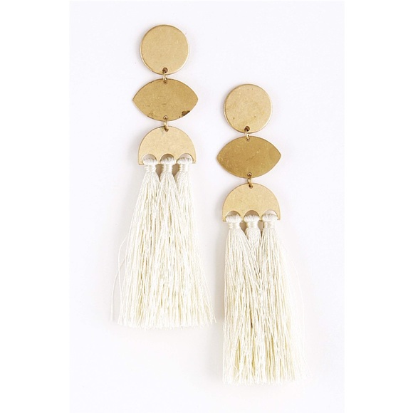 Jewelry - Geometric Tassel Earrings